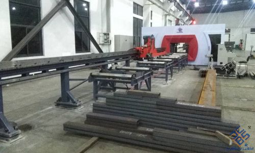 h型钢数控三维钻床在车库制造业中的应用